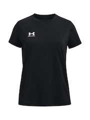 أسود - تيشرت بكُم قصير تشكيلة Challenger من Under Armour - صورة 1 من 2