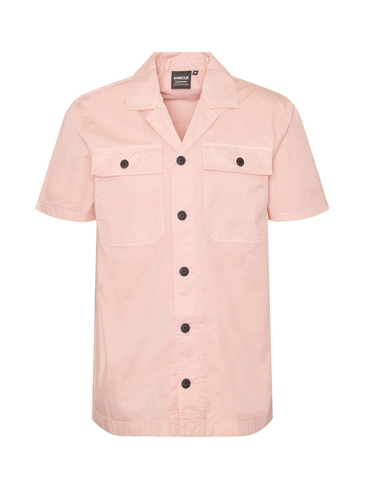 Barbour® International Belmont Garment Dyed Short Sleeve Shirt - Image 6 of 6