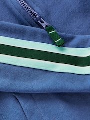 Boden Blue Tape Detail Zip-Through Hoodie - Image 3 of 3