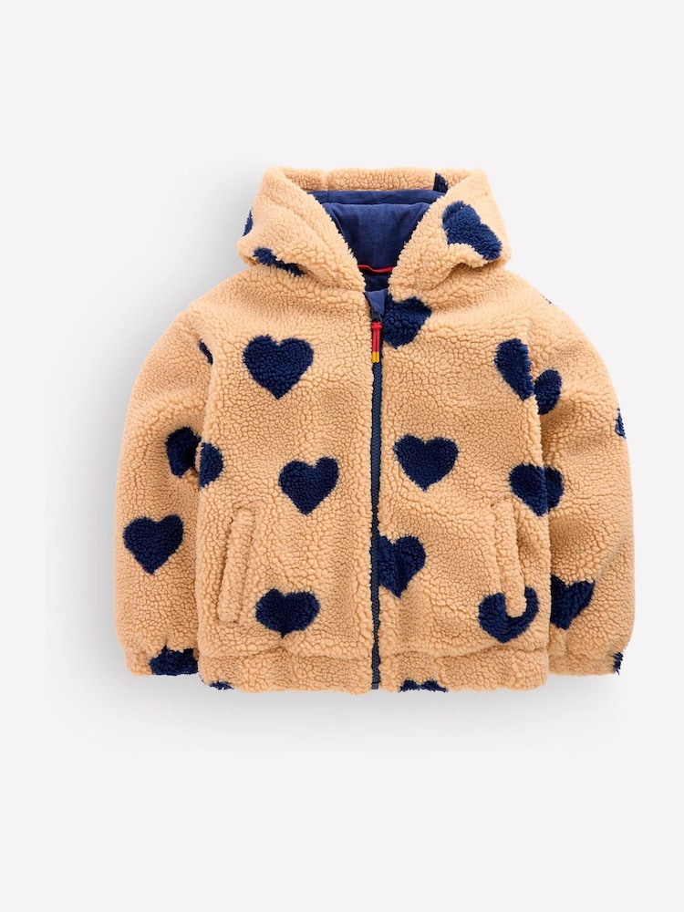 Boden Relaxed Borg Zip-Through Jacket - 5的图像1｝