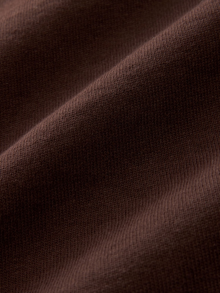 Brown Relaxed Fit Heavyweight Cotton T-Shirt - Image 7 of 7