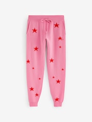 Chinti & Parker Pink Star Track Cashmere Blend Joggers - Image 3 of 3