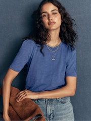 Boden Sophie Puff Sleeve T-Shirt - 5的图像1｝