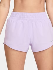 Nike Purple One Dri-FIT Mid-Rise 3" Brief Lined Shorts - Image 3 of 6