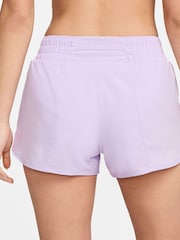 Nike Purple One Dri-FIT Mid-Rise 3" Brief Lined Shorts - Image 4 of 6