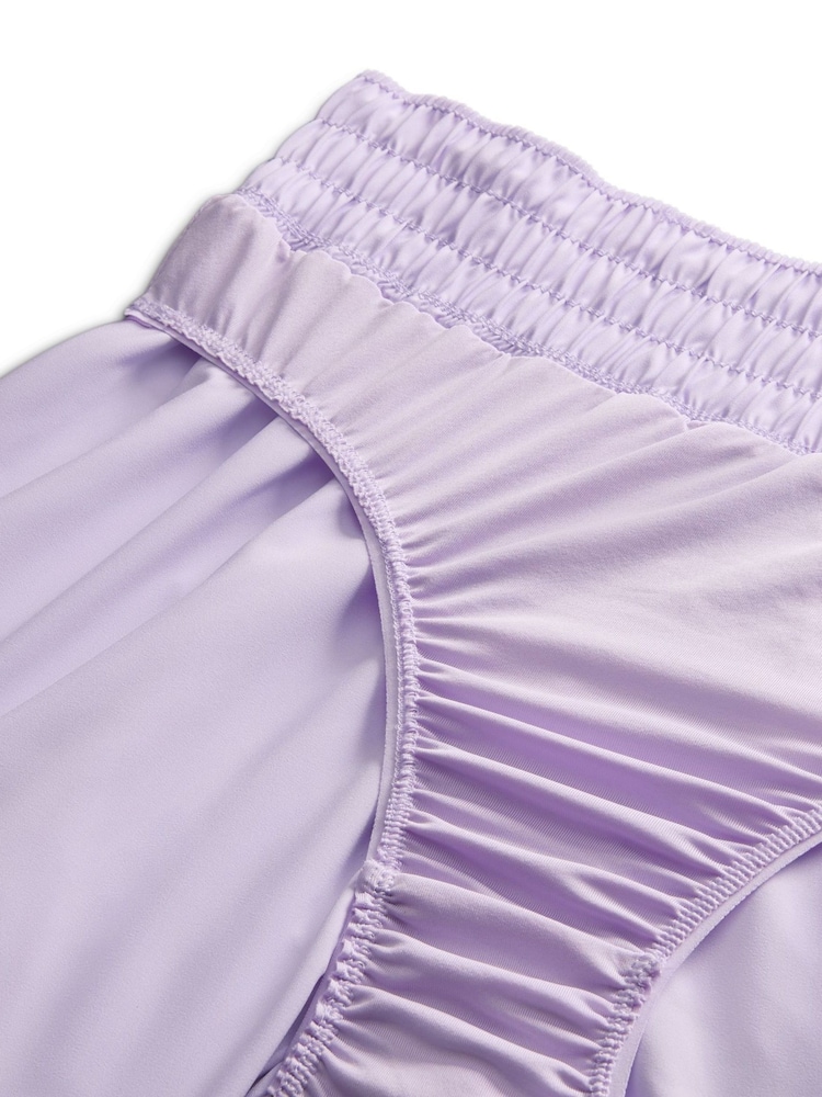 Nike Purple One Dri-FIT Mid-Rise 3" Brief Lined Shorts - Image 6 of 6