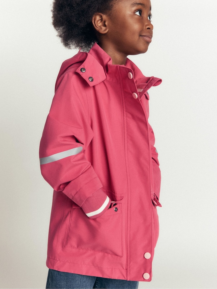Boden Pink Waterproof Fisherman's Jacket - Image 1 of 7 Boden Pink Waterproof Fisherman's Jacket - Image 1 of 7