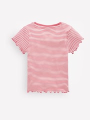Camiseta canelada de manga curta Boden - Imagem 3 de 4