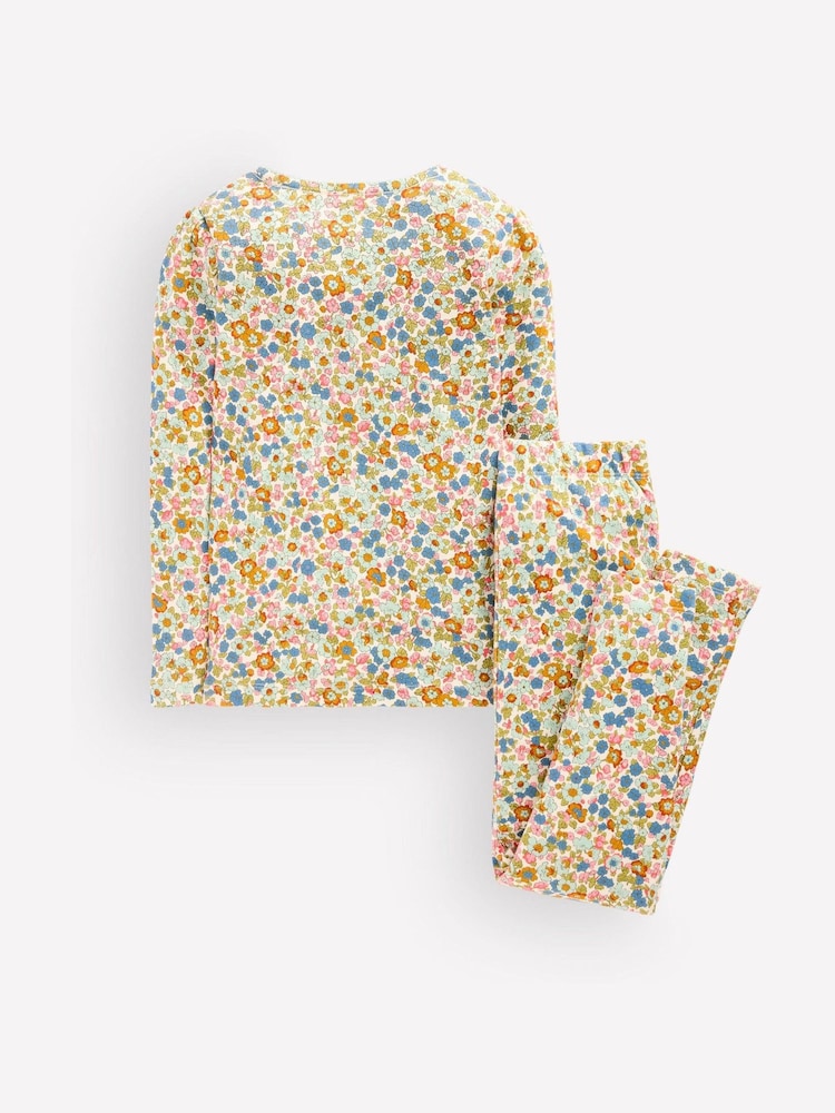 Boden Blue Snug Long John Pyjamas - Image 2 of 3 Boden Blue Snug Long John Pyjamas - Image 2 of 3