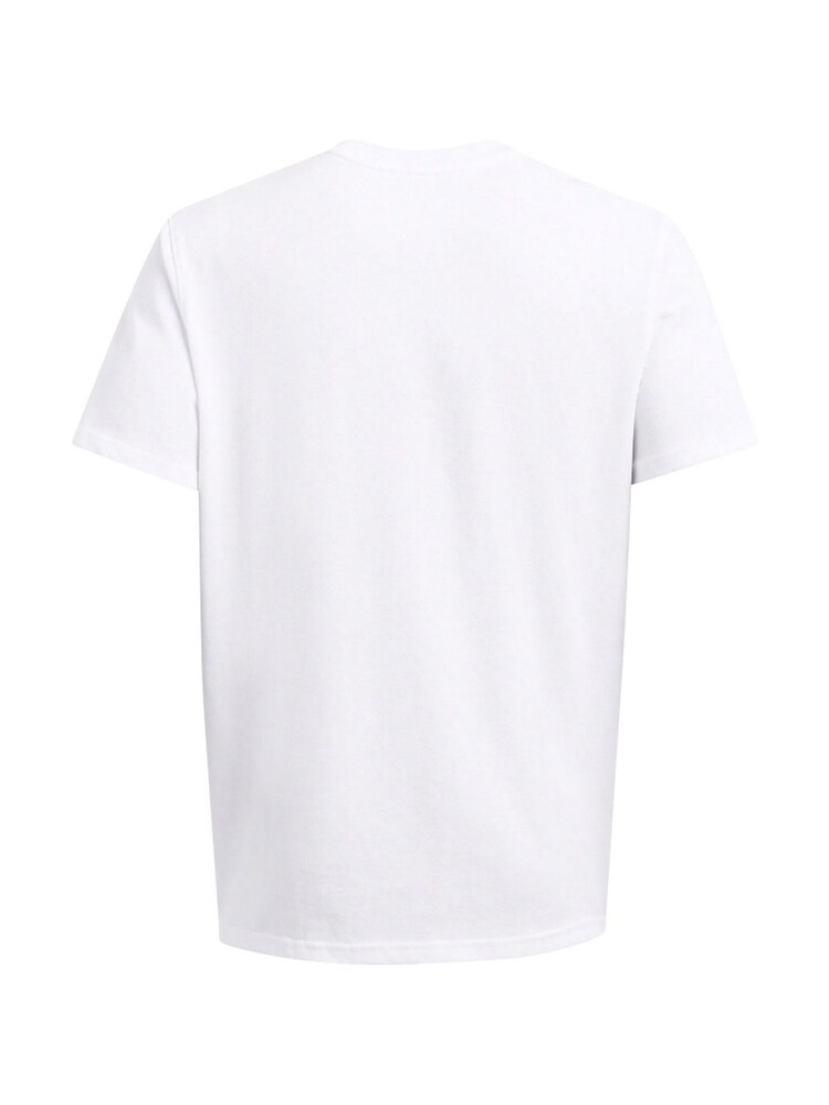 Under Armour White HW Armour Label Short Sleeve T-Shirt - Image 5 of 5 Under Armour White HW Armour Label Short Sleeve T-Shirt - Image 5 of 5
