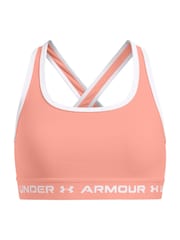 Under Armour Orange Crossback Mid Support Bra - Image 1 of 2