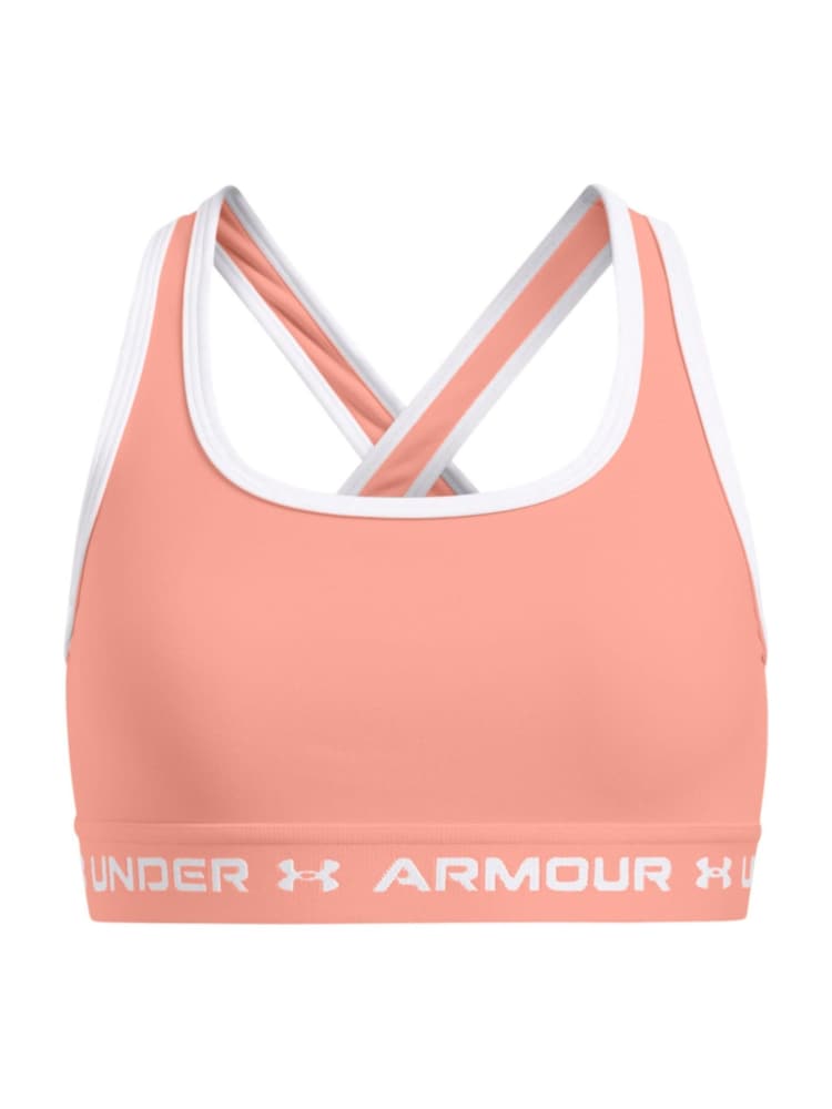 Under Armour Orange Crossback Mid Support Bra - Image 1 of 2