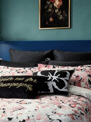 Ted Baker Pink 100% Cotton Paisley Duvet Cover and Pillowcase Set - Image 2 of 4