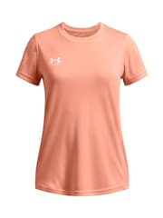 برتقالي - تيشرت بكُم قصير تشكيلة Challenger من Under Armour - صورة 1 من 2
