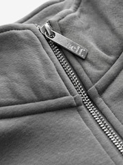 Self. Grey Half Zip Sweatshirt - Image 8 of 8