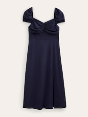 Boden Blue Cap Sleeve Bias Tea Dress - Image 5 of 5