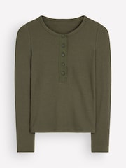 Футболка Henleys в рубчик с длинными рукавами Boden - Изображение 7 7