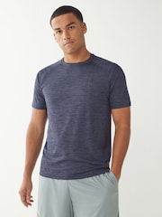 Under Armour Blue Tech Textured T-Shirt - Image 3 of 8