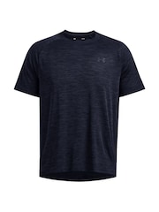 Under Armour Blue Tech Textured T-Shirt - Image 7 of 8