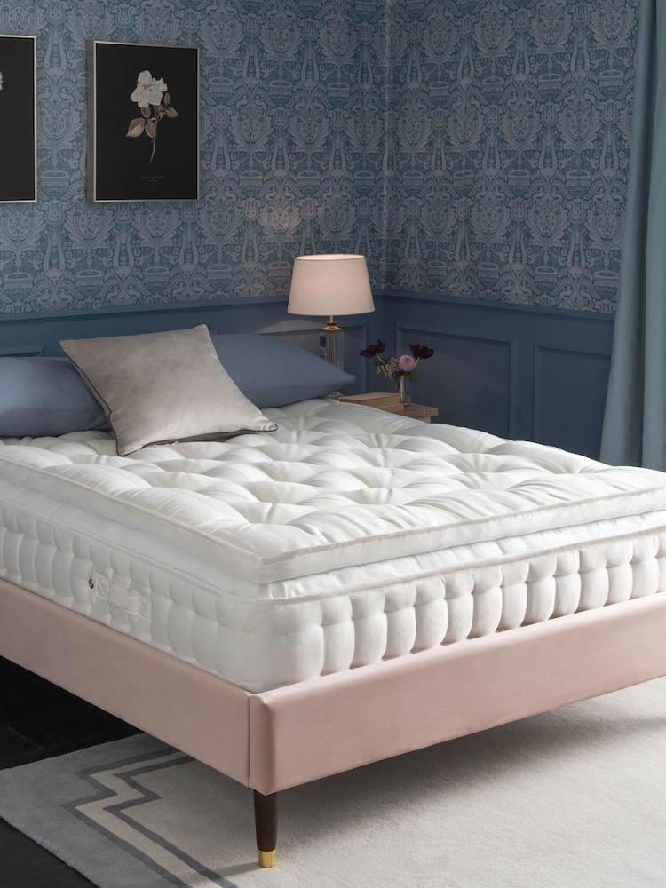 Laura Ashley White Emsworth 2500 Pocket Sprung Firm Mattress - Image 1 of 3