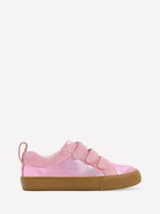 Boden Pink Velcro Low Top - Image 1 of 3