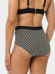 Sweaty Betty Brown Wrap Front High Waist Bikini Briefs - Image 2 of 6