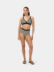 Sweaty Betty Brown Wrap Front High Waist Bikini Briefs - Image 3 of 6