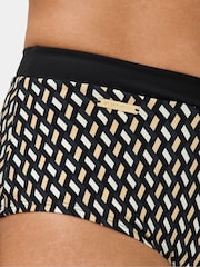 Sweaty Betty Brown Wrap Front High Waist Bikini Briefs - Image 5 of 6