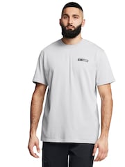 Under Armour Grey HW Armour Label T-Shirt - Image 1 of 4