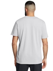 Under Armour Grey HW Armour Label T-Shirt - Image 2 of 4