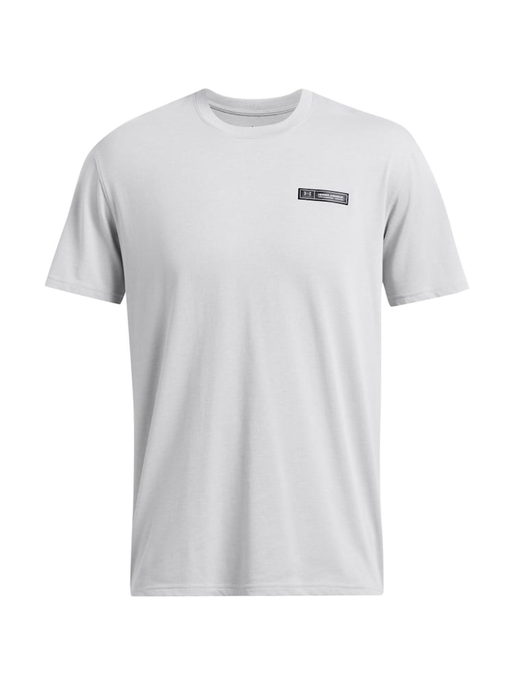Under Armour Grey HW Armour Label T-Shirt - Image 4 of 4