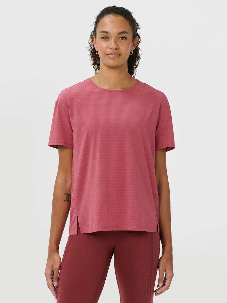 Sweaty Betty Pink Ultimate Train Perforated T-Shirt - Image 2 of 6 Sweaty Betty Pink Ultimate Train Perforated T-Shirt - Image 2 of 6
