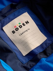 Boden Blue Quilted Borg Jacket - Image 4 of 5
