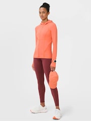 Sweaty Betty Orange Pro Run Zip Up Hoodie - Image 1 of 5