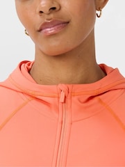 Sweaty Betty Orange Pro Run Zip Up Hoodie - Image 4 of 5