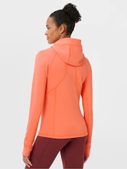 Sweaty Betty Orange Pro Run Zip Up Hoodie - Image 5 of 5