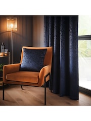 Studio G Blue Vienna Eyelet Curtains - Image 1 of 2