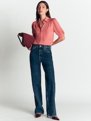 Boden Pink Penelope Viscose Top - Image 3 of 4