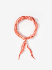 Mint Velvet Orange Tara Print Skinny Scarf - Image 2 of 6
