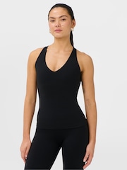 Sweaty Betty Black Ultimate Studio Strappy Back Tank Top - Image 1 of 6