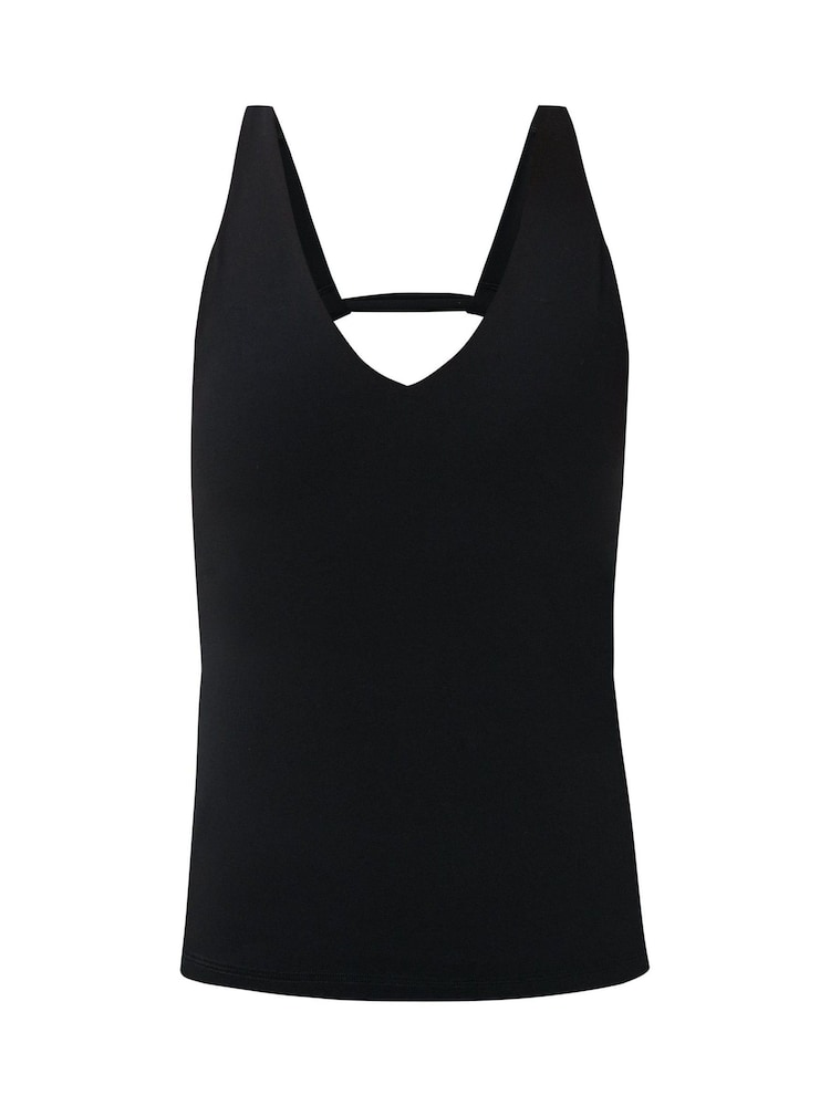 Sweaty Betty Black Ultimate Studio Strappy Back Tank Top - Image 6 of 6