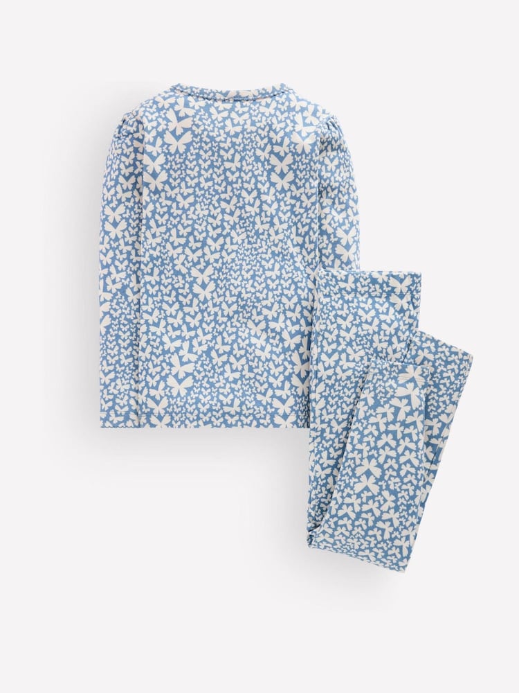 Boden Blue Snug Henley Pyjamas - Image 2 of 3 Boden Blue Snug Henley Pyjamas - Image 2 of 3