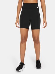 Nike Black One Mid Rise 7 Inch Shorts - Image 3 of 6