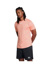 Under Armour Pink M's Ch. Pro Train Short Sleeve Print T-Shirt - Image 1 of 4