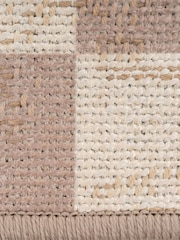 kukoon Beige Washable Noa Checkerboard Jute Runner - Image 4 of 6