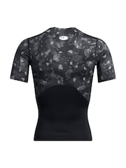Under Armour Black HG Armour Printed T-Shirt - Image 4 of 4