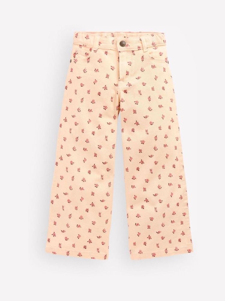 Boden Cream Wide Leg Jeans - Image 1 of 4