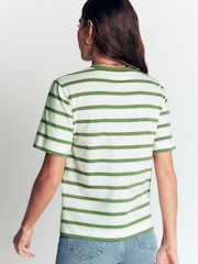Boden Green Ren Relaxed Cotton T-Shirt - Image 3 of 5