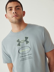 Under Armour Grey Branded GEL Stack T-Shirt - Image 4 of 6