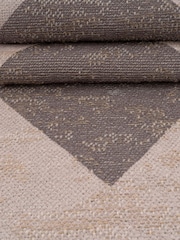 kukoon Brown Washable Suki Harlequin Jute Style Runner - Image 4 of 6